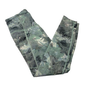 EVOLUTION AND CREATION Women's Green Liz Bonobo With Pockets 7/8 Leggings Size S